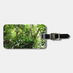 Etiqueta Para Maletas Bosque lluvioso dominicano I Naturaleza tropical v