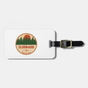 Etiqueta Para Maletas Bosque nacional de Eldorado