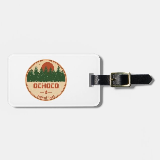 Etiqueta Para Maletas Bosque nacional de Ochoco (Frente Horizontal)