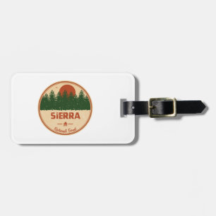 Etiqueta Para Maletas Bosque nacional de Sierra