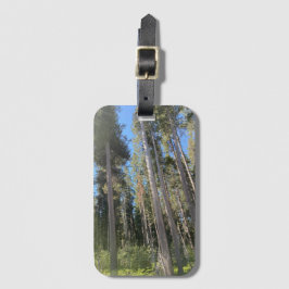 Etiqueta Para Maletas Bosques naturales de árboles