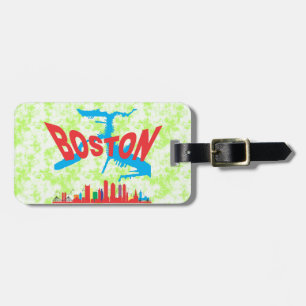 Etiqueta Para Maletas Boston