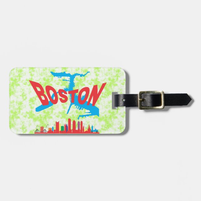 Etiqueta Para Maletas Boston (Frente Horizontal)