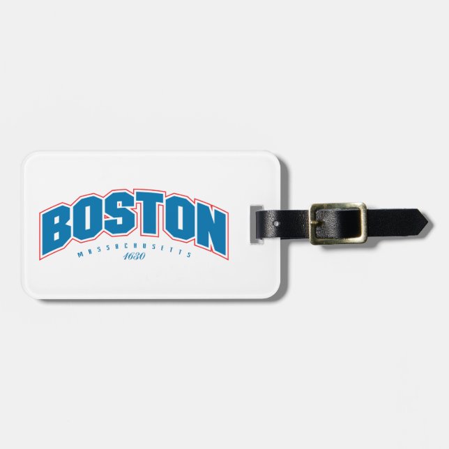 Etiqueta Para Maletas Boston 1630 (Frente Horizontal)