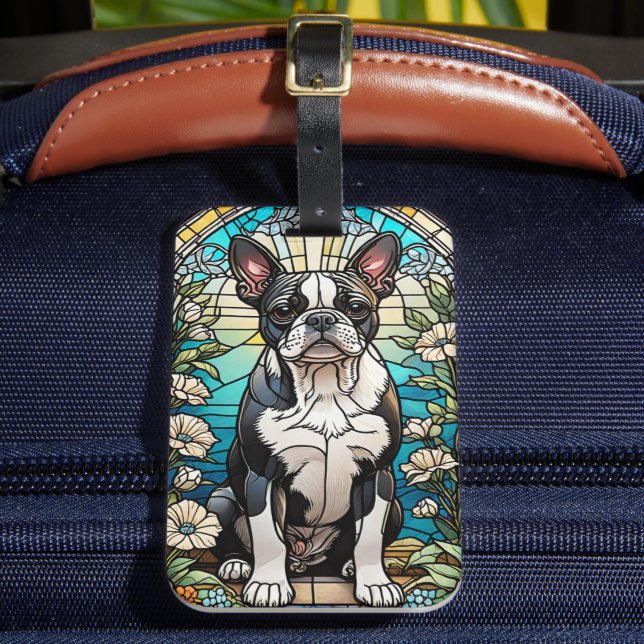 Etiqueta Para Maletas Boston Terrier Air Freshener (Anverso In situ 2)