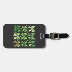 Etiqueta Para Maletas Bow Coquette St Patrick's Day Vintage