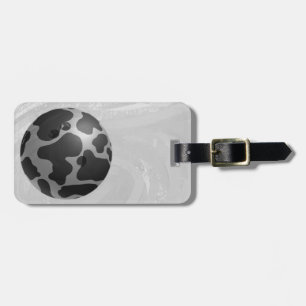 Etiqueta Para Maletas Bowling Ball Cow Gray