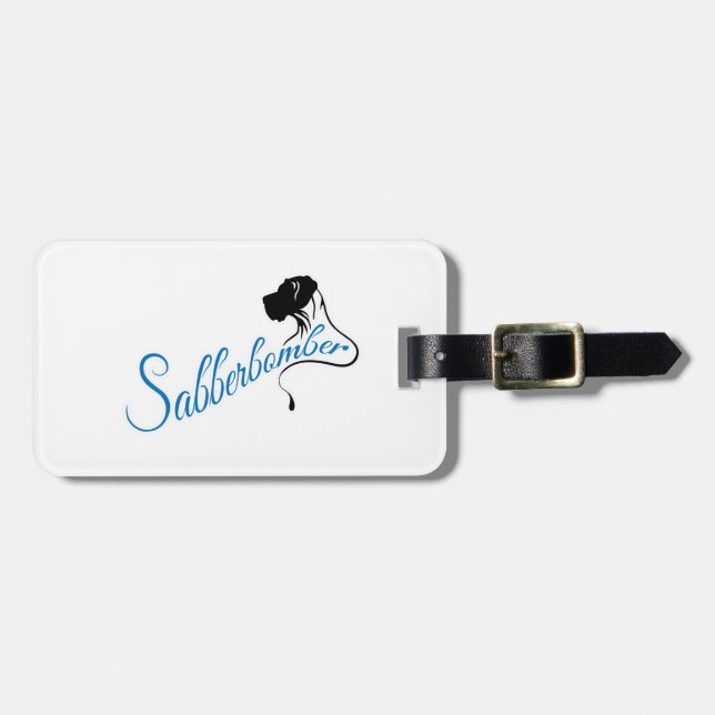 Etiqueta Para Maletas Boxer Text Hund Dog (Frente Horizontal)