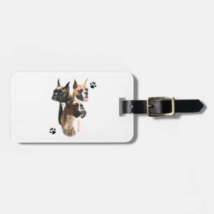 Etiqueta Para Maletas Boxer Trio