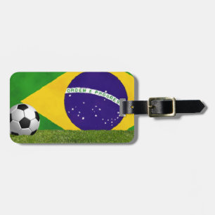 Etiqueta Para Maletas Brasilen@o Futbol - fútbol