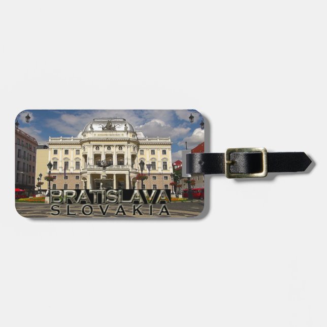 Etiqueta Para Maletas Bratislava (Frente Horizontal)
