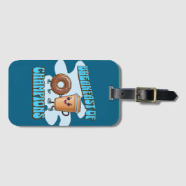 Etiqueta Para Maletas Breakfast of Champions