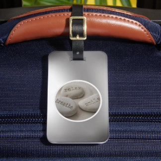 Etiqueta Para Maletas Breathe Relax Smile Luggage Tag