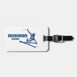 Etiqueta Para Maletas Breckenridge Colorado Skier