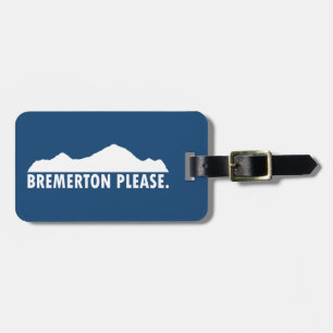 Etiqueta Para Maletas Bremerton Washington, por favor