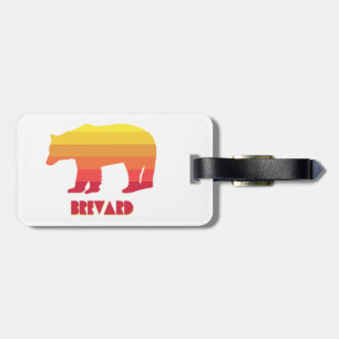 Etiqueta Para Maletas Brevard North Carolina Rainbow Bear