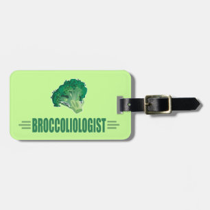 Etiqueta Para Maletas Bróculi divertido