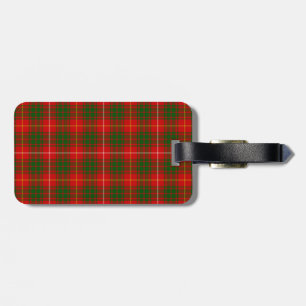 Etiqueta Para Maletas Bruce tartan green plon