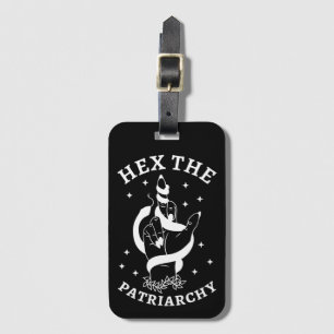Etiqueta Para Maletas Bruja feminista - Hex El Patriarcado III