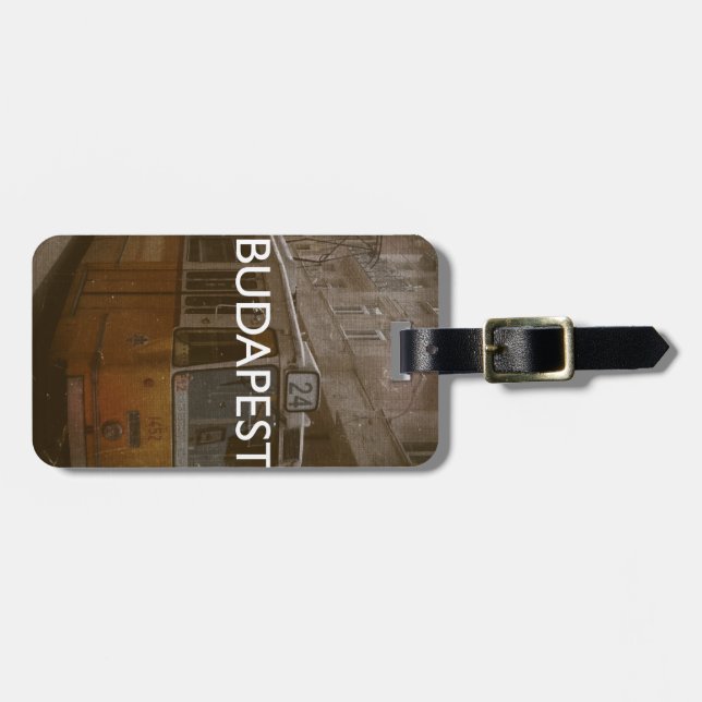 Etiqueta Para Maletas Budapest (Frente Horizontal)