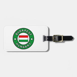 Etiqueta Para Maletas Budapest Hungría