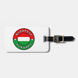 Etiqueta Para Maletas Budapest Hungría