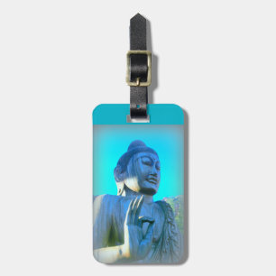 Etiqueta Para Maletas buddha azul