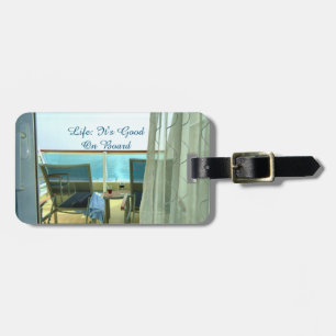 Etiqueta Para Maletas Bueno a bordo personalizado