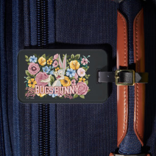 Etiqueta Para Maletas BUGS BUNNY™ Bordado Floral Gráfico