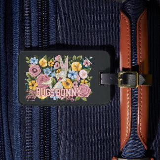 Etiqueta Para Maletas BUGS BUNNY™ Bordado Floral Gráfico