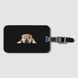 Etiqueta Para Maletas Bulldog Chill Pose