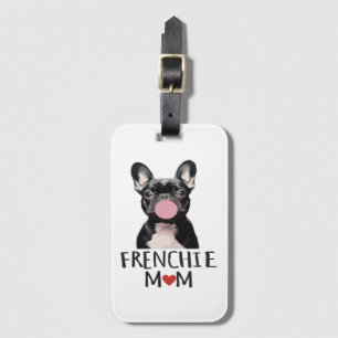 Etiqueta Para Maletas Bulldog francés lindo