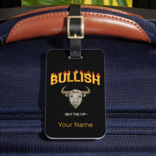 Etiqueta Para Maletas Bullish Day Trader Compra Al Inversor Vintage De D