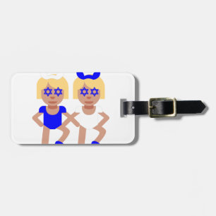 Etiqueta Para Maletas bunny ears hanukkah