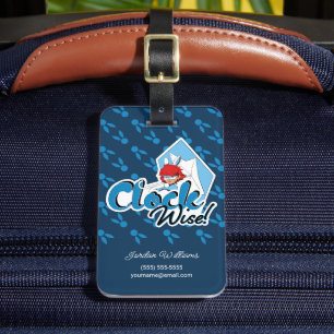 Etiqueta Para Maletas Bunnyx Sabia del reloj!