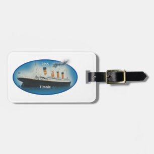 Etiqueta Para Maletas Buque Titananic Maritime Blue Star Line