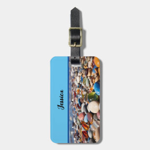Etiqueta Para Maletas Burbujas de playa