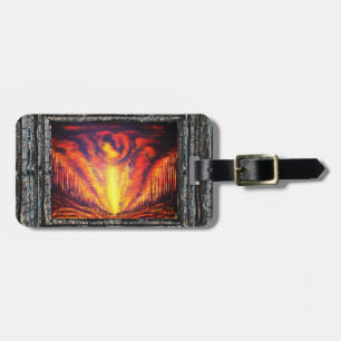 Etiqueta Para Maletas Burning Sky