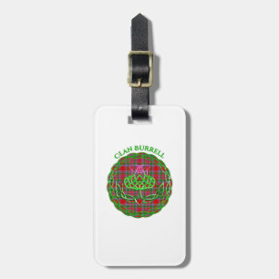 Etiqueta Para Maletas Burrell Scottish Tartan Celtic Thistle