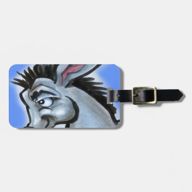 Etiqueta Para Maletas Burro (Frente Horizontal)