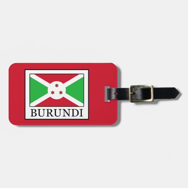 Etiqueta Para Maletas Burundi (Frente Horizontal)