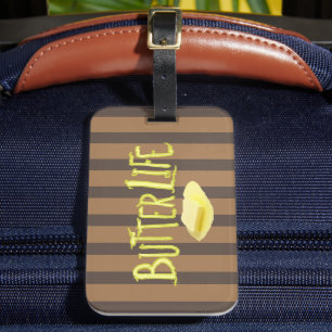 Etiqueta Para Maletas Butter Life Brown Strips BG