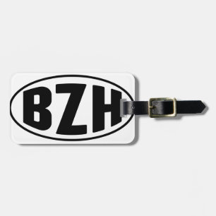 Etiqueta Para Maletas BZH Bretaña Bretón Breizh