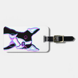 Etiqueta Para Maletas Caballero americano