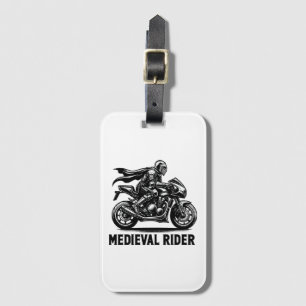 Etiqueta Para Maletas caballero medieval