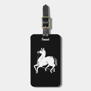 Etiqueta Para Maletas Caballo campeón atado