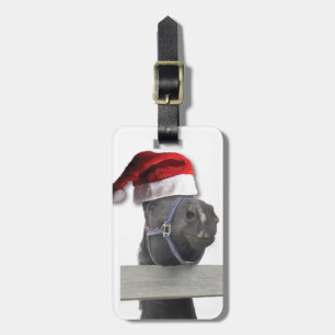 Etiqueta Para Maletas Caballo de navidades