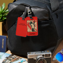 Caballo divertido arte pop ID personalizado