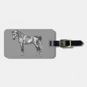 Etiqueta Para Maletas Caballo egipcio-egipcio-grisáceo
