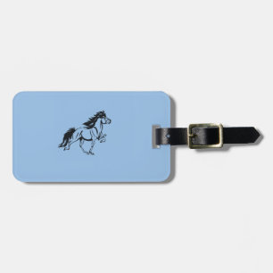 Etiqueta Para Maletas Caballo islandés